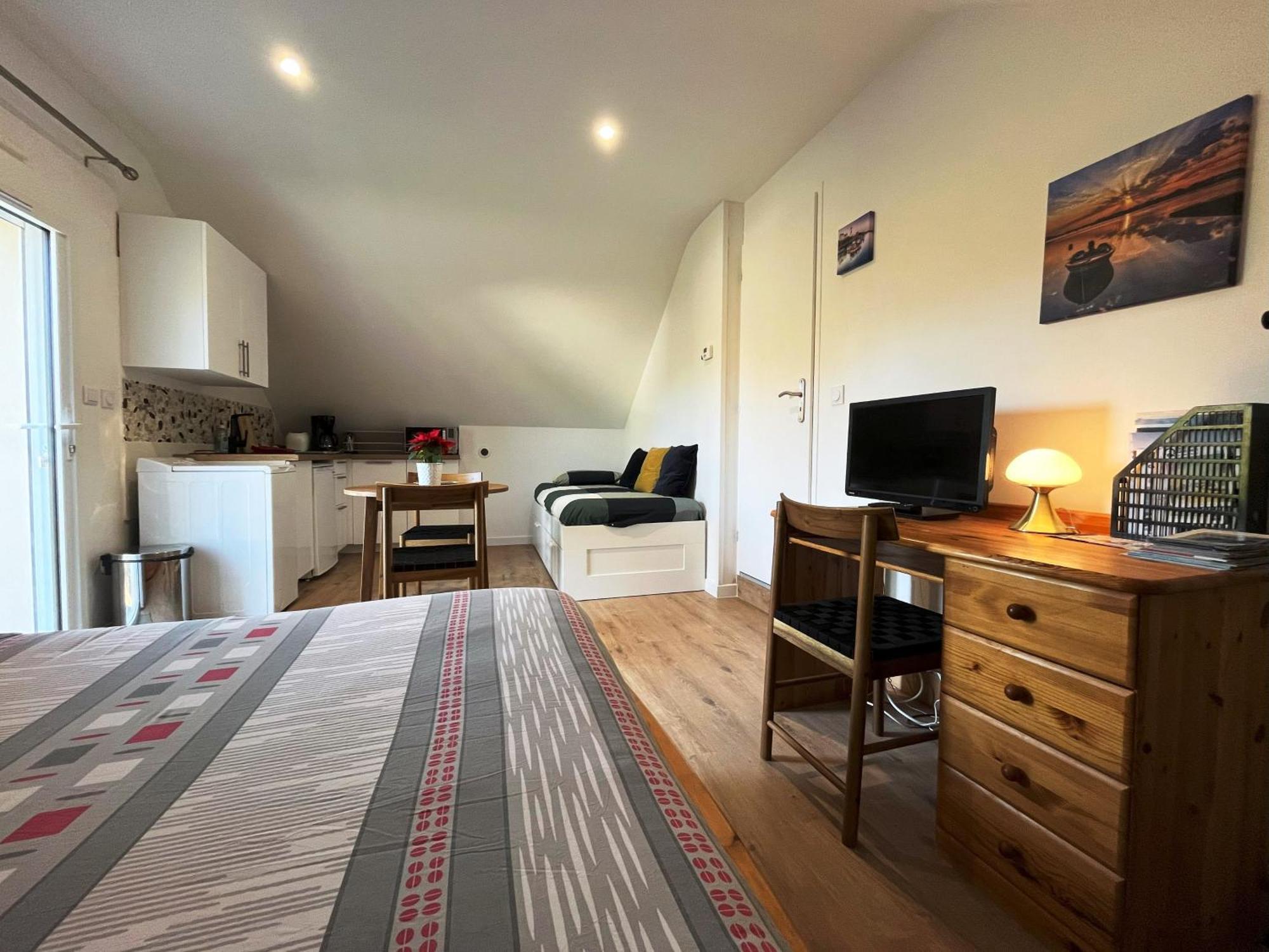 Lomener - La Goelette - 1 Appartement Avec 2 Chambres Et 2 Studios A 450M De La Plage Плёмёр Экстерьер фото